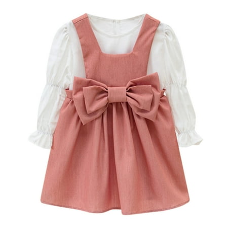 ZMHEGW Toddler Outfits Kids Baby Girls Long Ruffled Sleeve Solid Tops Bowknot Suspender Skirt 2Pcs Set Clothing Sets For Teen Girls
ZMHEGW Toddler Outfits Kids Baby Girls Long Ruffled Sleeve Solid Tops Bowknot Suspender Skirt 2Pcs Set Clothing Sets For Teen Girls