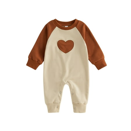 LSFYSZD Infant Baby Valentine s Day Jumpsuit Long Sleeve Round Neck Heart Print Pattern Full-Length Romper
LSFYSZD Infant Baby Valentine s Day Jumpsuit Long Sleeve Round Neck Heart Print Pattern Full-Length Romper