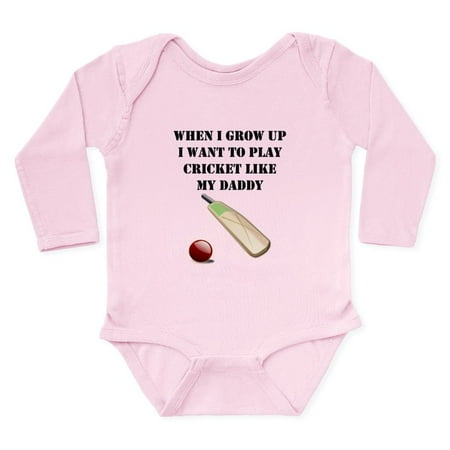 CafePress - Play Cricket Like My Daddy Body Suit - Long Sleeve Infant Bodysuit
CafePress - Play Cricket Like My Daddy Body Suit - Long Sleeve Infant Bodysuit