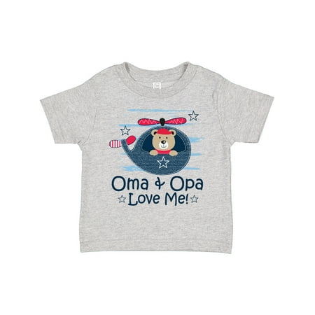 Inktastic Oma and Opa Love Me Grandson Gift Toddler Boy Girl T-Shirt