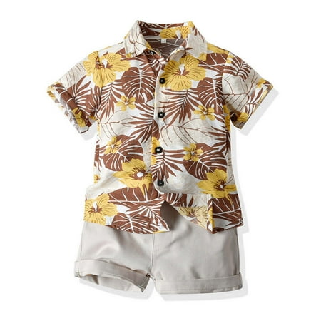 Summer Savings Clearance! PEZHADA Summer Baby and Toddler Boys Casual Suit Short Sleeve Round-Neck Printing Shirts+Short Pants Two-piece Set Khaki
Summer Savings Clearance! PEZHADA Summer Baby and Toddler Boys Casual Suit Short Sleeve Round-Neck Printing Shirts+Short Pants Two-piece Set Khaki