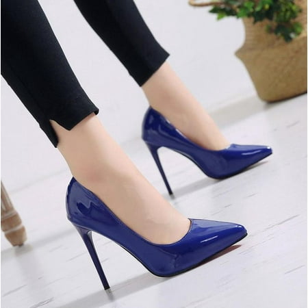 European and American style pointed shallow single shoes for women Women s Stiletto Pumps Big Size Pointed-toe Party Wedding Bridal Dress Ladies Shoes
European and American style pointed shallow single shoes for women Women s Stiletto Pumps Big Size Pointed-toe Party Wedding Bridal Dress Ladies Shoes