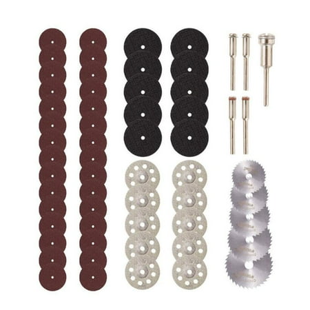 60Pcs High Steel Cutting Wheel Emery Mini Resin Cutting Slices for Metal Wood