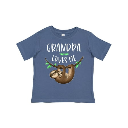 Inktastic Grandpa Loves Me Cute Sloth and Baby Gift Toddler Boy or Toddler Girl T-Shirt 
Inktastic Grandpa Loves Me Cute Sloth and Baby Gift Toddler Boy or Toddler Girl T-Shirt