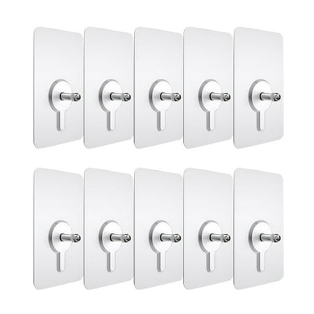 Hemoton 10pcs Punch-free Non-marking Screw Stickers Wall Picture Hook Invisible Traceless Hardwall Drywall Picture Hanging Kit for Picture Photo Frame Hanging (6*6cm Thick Sticker Exposed 6mm)
Hemoton 10pcs Punch-free Non-marking Screw Stickers Wall Picture Hook Invisible Traceless Hardwall Drywall Picture Hanging Kit for Picture Photo Frame Hanging (6*6cm Thick Sticker Exposed 6mm)