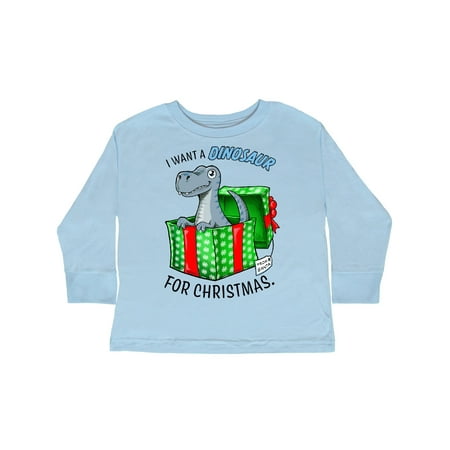 Inktastic I Want a Dinosaur for Christmas in Green and Red Gift Box Gift Toddler Boy or Toddler Girl Long Sleeve T-Shirt
Inktastic I Want a Dinosaur for Christmas in Green and Red Gift Box Gift Toddler Boy or Toddler Girl Long Sleeve T-Shirt
