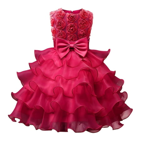 Toddler Baby Girls Tulle Dress Sleeveless 3D Flower Princess Wedding Pageant Dress Party Dresses Bow Lace Tulle Tutu Dress 0-7T
Toddler Baby Girls Tulle Dress Sleeveless 3D Flower Princess Wedding Pageant Dress Party Dresses Bow Lace Tulle Tutu Dress 0-7T