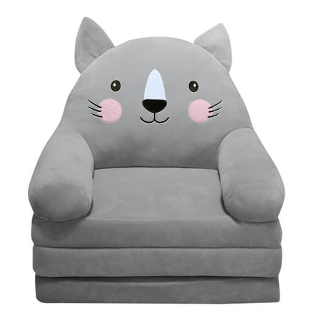 naioewe Cartoon Foldable Kids Sofa Plush Children Couch Backrest Armchair Bed with Pocket Upholstered 2 in 1 Flip Open Couch Seat Grey
naioewe Cartoon Foldable Kids Sofa Plush Children Couch Backrest Armchair Bed with Pocket Upholstered 2 in 1 Flip Open Couch Seat Grey
