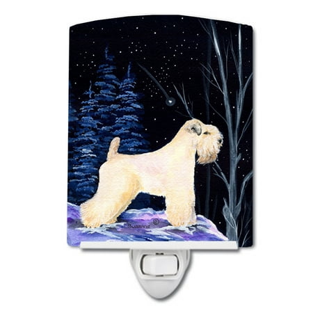 Caroline s Treasures SS8386CNL Starry Night Wheaten Terrier Soft Coated Ceramic Night Light 6x4x3 multicolor
Caroline s Treasures SS8386CNL Starry Night Wheaten Terrier Soft Coated Ceramic Night Light 6x4x3 multicolor