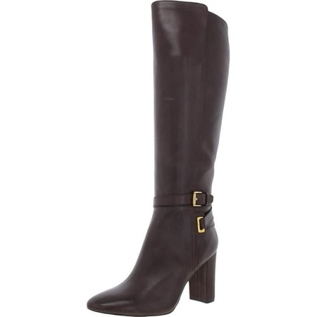 Lauren Ralph Lauren Womens Mandy Leather Tall Knee-High Boots