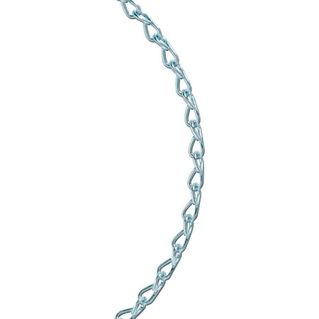 Baron 5006102 12 in. Single Jack Steel Chain 0.11 in. Dia. x 200 ft. - Silver