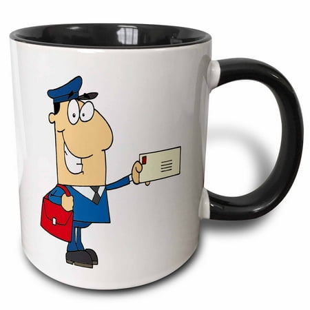 3dRose Happy Mailman Postal Worker Delivering Letter - Two Tone Black Mug 11-ounce
3dRose Happy Mailman Postal Worker Delivering Letter - Two Tone Black Mug 11-ounce