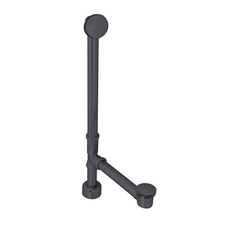 European Tip Toe Bath Waste - Hidden Overflow -22 in. Make-Up 17 Ga. in Oil Rubbed Bronze
European Tip Toe Bath Waste - Hidden Overflow -22 in. Make-Up 17 Ga. in Oil Rubbed Bronze
