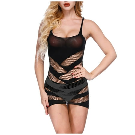 WQJNWEQ Sexy Lingerie for Women Clearance Sexy Womens Lingerie Fishnet Seamless Mesh Netting Chemise Hollow Out Perspective Babydoll Dress Sleepwear Nightwear Nightdress Valentines Day Gifts Black
WQJNWEQ Sexy Lingerie for Women Clearance Sexy Womens Lingerie Fishnet Seamless Mesh Netting Chemise Hollow Out Perspective Babydoll Dress Sleepwear Nightwear Nightdress Valentines Day Gifts Black