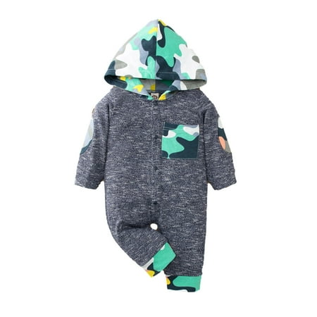SuoKom Baby Boys Girls Bodysuit Infants Pure Cotton Coverall Camouflage Print Cotton Comfortable Romper Hoodie Jumpsuit Baby Clothes Essentials (0-18 Months)
SuoKom Baby Boys Girls Bodysuit Infants Pure Cotton Coverall Camouflage Print Cotton Comfortable Romper Hoodie Jumpsuit Baby Clothes Essentials (0-18 Months)