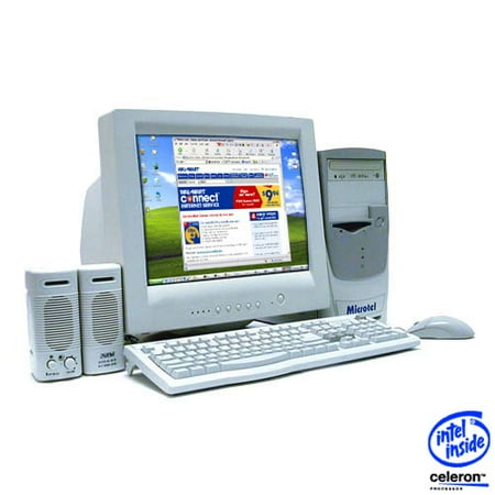 Microtel 850 MHz Celeron PC With 17" Monitor - SYSMAR102
