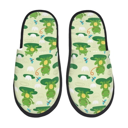 Rateoe Cute Frog1 Pattern Fuzzy Slippers Fuzzy Soft House Slippers Plush Furry Warm Cozy Open Toe Fluffy Home Shoes-Large 
Rateoe Cute Frog1 Pattern Fuzzy Slippers Fuzzy Soft House Slippers Plush Furry Warm Cozy Open Toe Fluffy Home Shoes-Large