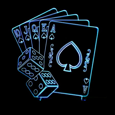 3D LED Optical Illusion Acrylic Night Light with Remote & Smart Touch 7 Colors Changing(playing cards)
3D LED Optical Illusion Acrylic Night Light with Remote & Smart Touch 7 Colors Changing(playing cards)