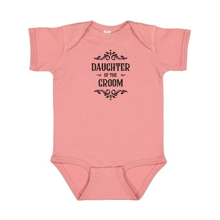 Inktastic Daughter of the Groom Gift Baby Girl Bodysuit