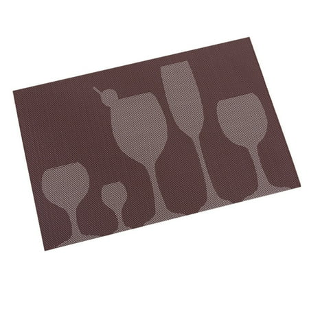 Kainuan Creative Anti-slip and Wear-resistant Rectangular Wine Cup Pattern Meal Mat PVC Tesla Plate Mat Fabric Bowl Mat Household Supplies
Kainuan Creative Anti-slip and Wear-resistant Rectangular Wine Cup Pattern Meal Mat PVC Tesla Plate Mat Fabric Bowl Mat Household Supplies