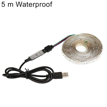 Yache 0.5/1/2/3/4/5m 5V USB Waterproof RGB Color LED Strip Light Lamp TV Backlight
Yache 0.5/1/2/3/4/5m 5V USB Waterproof RGB Color LED Strip Light Lamp TV Backlight
