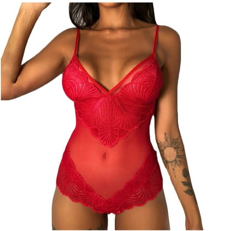 KEJIG High Quality Women Lace Lingerie Bodysuit V-Neck Lace Babydoll Short Jumpsuit Pajamas
KEJIG High Quality Women Lace Lingerie Bodysuit V-Neck Lace Babydoll Short Jumpsuit Pajamas