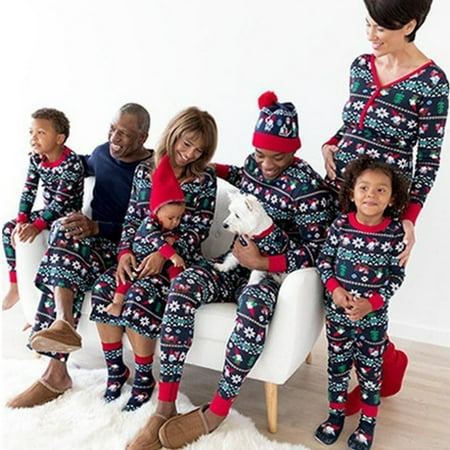 SILVERCELL Nightwear Long Sleeve 2 Piece Sets Family Christmas Sleepwear Christmas Matching Pajamas
SILVERCELL Nightwear Long Sleeve 2 Piece Sets Family Christmas Sleepwear Christmas Matching Pajamas
