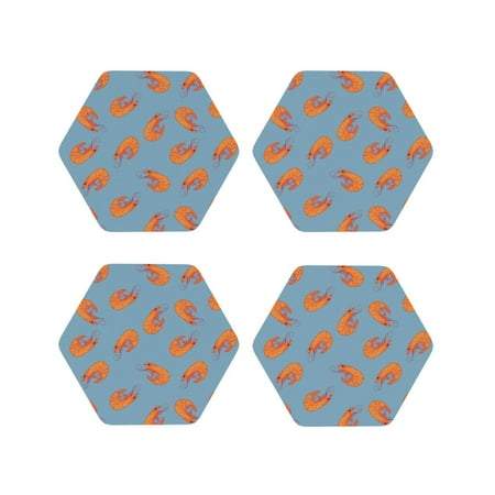 Leather Coasters Set of 4 - Shrimp No.9014 Lightweight Non-Slip Drink Coasters for Desk Anti-Scalding Desk Cup Coasters for Office Table Decor Hexagon
Leather Coasters Set of 4 - Shrimp No.9014 Lightweight Non-Slip Drink Coasters for Desk Anti-Scalding Desk Cup Coasters for Office Table Decor Hexagon
