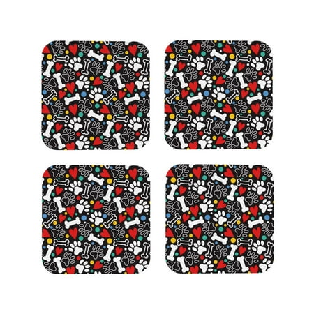 Kdxio Paw And Bones Funny Coasters 4 Pcs Leather Coasters Housewarming Gifts Protect Furniture from Water Marks Scratch and Damage
Kdxio Paw And Bones Funny Coasters 4 Pcs Leather Coasters Housewarming Gifts Protect Furniture from Water Marks Scratch and Damage