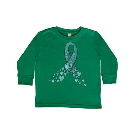 Inktastic Ovarian Cancer Awareness Teal Ribbon Made of Hearts Gift Toddler Boy or Toddler Girl Long Sleeve T-Shirt
Inktastic Ovarian Cancer Awareness Teal Ribbon Made of Hearts Gift Toddler Boy or Toddler Girl Long Sleeve T-Shirt