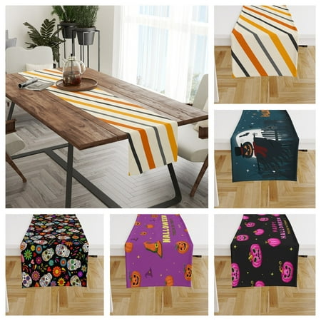 SSBSM Table Runner Reusable Washable Decorative Flax Halloween Pattern Tablecloth Restaurant Home Decor for Photo Backdrop
SSBSM Table Runner Reusable Washable Decorative Flax Halloween Pattern Tablecloth Restaurant Home Decor for Photo Backdrop