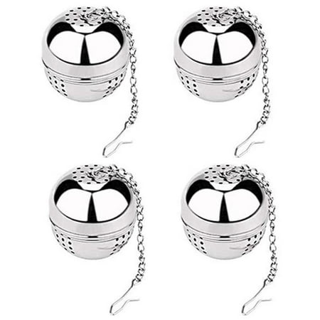 4PCS Tea Infuser Tea Strainer for Balls Steel Loose Chain and Stainless Mulling Tea with Spices
4PCS Tea Infuser Tea Strainer for Balls Steel Loose Chain and Stainless Mulling Tea with Spices
