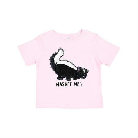 Inktastic Animals Cute Skunk Wasn t Me! Gift Baby Boy or Baby Girl T-Shirt
