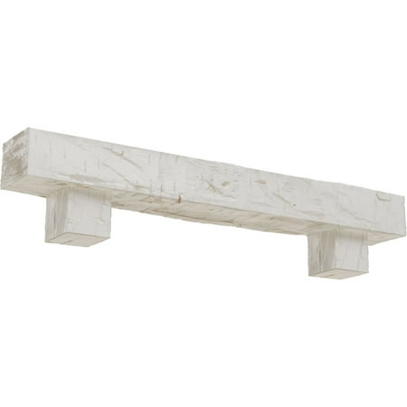 Ekena Millwork 4 H x 4 D x 72 W Hand Hewn Faux Wood Fireplace Mantel Kit w/ Alamo Corbels Factory Prepped
Ekena Millwork 4 H x 4 D x 72 W Hand Hewn Faux Wood Fireplace Mantel Kit w/ Alamo Corbels Factory Prepped