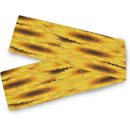 Hyjoy Table Runner Sunflower Flowers Machine Washable Non-Slip Farmhouse Table Runners for Dinner Party Holidays Home Decor 13 x 70 Inch
Hyjoy Table Runner Sunflower Flowers Machine Washable Non-Slip Farmhouse Table Runners for Dinner Party Holidays Home Decor 13 x 70 Inch