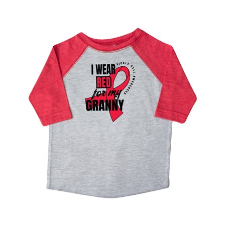 Inktastic Sickle Cell Awareness I Wear Red For My Granny Gift Toddler Boy or Toddler Girl T-Shirt
Inktastic Sickle Cell Awareness I Wear Red For My Granny Gift Toddler Boy or Toddler Girl T-Shirt