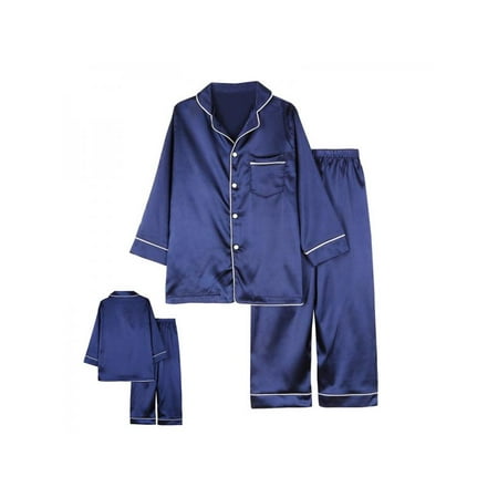 GOODLY Boys Girls Toddler Kid s Satin Silk Long Sleeve Pajama Set Sleepwear Nightgown 100-160
GOODLY Boys Girls Toddler Kid s Satin Silk Long Sleeve Pajama Set Sleepwear Nightgown 100-160