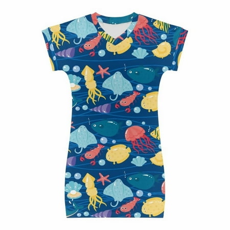 Toddler Girls Dresses Summer Short Sleeve Cartoon Animal Print Dress Casual Cute Baby Girls Clothing
Toddler Girls Dresses Summer Short Sleeve Cartoon Animal Print Dress Casual Cute Baby Girls Clothing