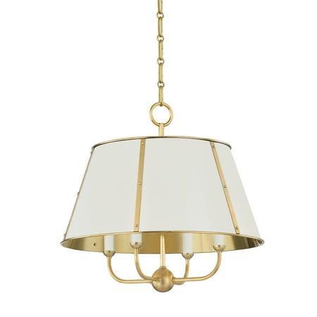 Hudson Valley Lighting Mds120 Cambridge 4 Light 20 Wide Pendant - Aged Brass / Off White
Hudson Valley Lighting Mds120 Cambridge 4 Light 20 Wide Pendant - Aged Brass / Off White