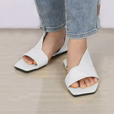 EQWLJWE Fashionable Non-slip Casual Big Bag Heel Beach Flat Side Empty Ladies Open Toe Sandals Women s Sandals Holiday Clearance
EQWLJWE Fashionable Non-slip Casual Big Bag Heel Beach Flat Side Empty Ladies Open Toe Sandals Women s Sandals Holiday Clearance