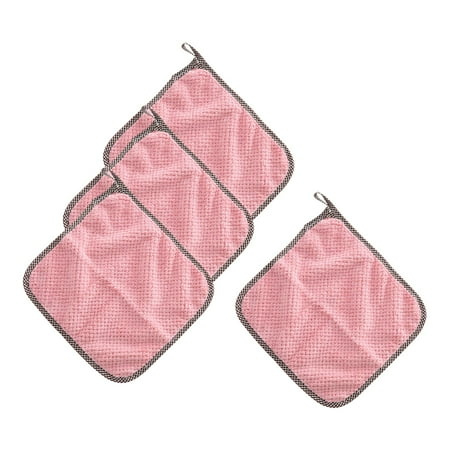 4Pcs Absorbent Cleaning Cloth Hand Towel Fast Drying Thick Water Absorption Machine Washable Dish Towels for Car Windows Furniture Pink
4Pcs Absorbent Cleaning Cloth Hand Towel Fast Drying Thick Water Absorption Machine Washable Dish Towels for Car Windows Furniture Pink