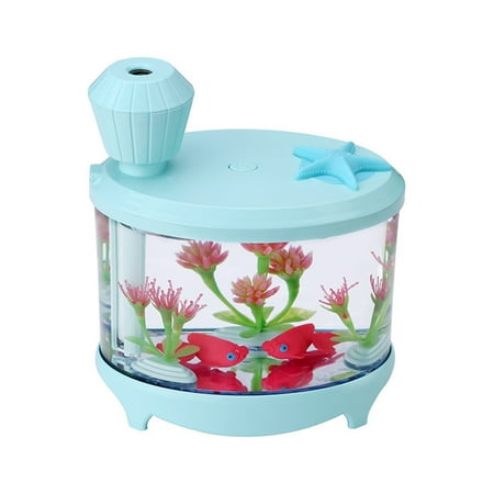 Mini Humidifier Fish Tank Light Desk Vaporizer USB Lamp Beautiful Home Decor Eyes-Friendly Lighting
Mini Humidifier Fish Tank Light Desk Vaporizer USB Lamp Beautiful Home Decor Eyes-Friendly Lighting