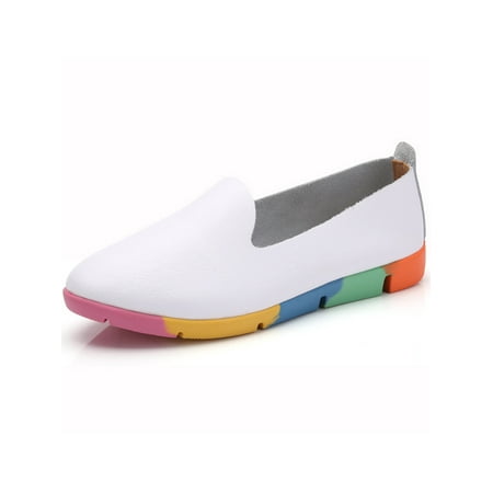 Rotosw Ladies Boat Shoe Non-slip Flats Comfort Walking Shoes Lightweight Slip On Moccasins Driving Slip-Resistant Loafers Slip On White 7
Rotosw Ladies Boat Shoe Non-slip Flats Comfort Walking Shoes Lightweight Slip On Moccasins Driving Slip-Resistant Loafers Slip On White 7