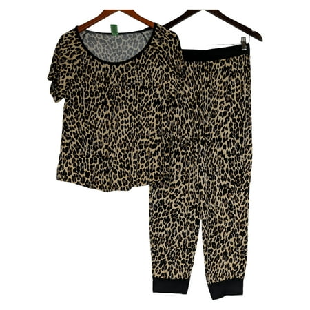 Honeydew Women s Sleepwear Sz S Animal Print T-Shirt & Jogger Lounge Set Beige
Honeydew Women s Sleepwear Sz S Animal Print T-Shirt & Jogger Lounge Set Beige