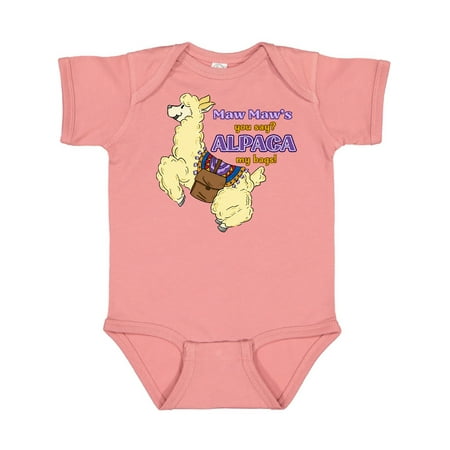 Inktastic Cute Jumping Alpaca Maw Maw s You Say ALPACA my Bags Gift Baby Boy or Baby Girl Bodysuit
Inktastic Cute Jumping Alpaca Maw Maw s You Say ALPACA my Bags Gift Baby Boy or Baby Girl Bodysuit