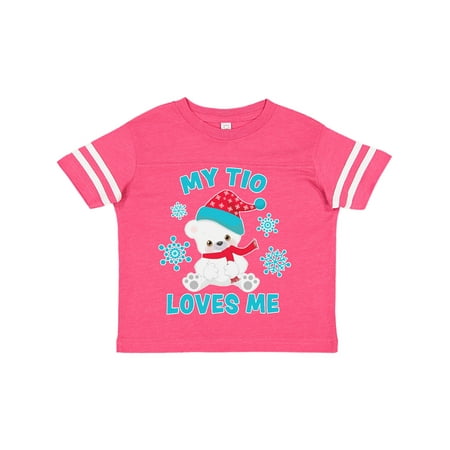 Inktastic Polar Bear My Tio Loves Me in Santa Hat with Snowflakes Gift Toddler Boy or Toddler Girl T-Shirt
Inktastic Polar Bear My Tio Loves Me in Santa Hat with Snowflakes Gift Toddler Boy or Toddler Girl T-Shirt