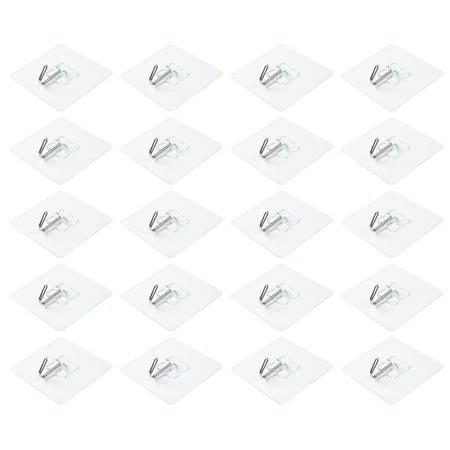 HOMEMAXS 20PCS Clear Wall Mound Hooks PVC Traceless Adhesive Hangers Home Decor for Bathroom Living Room Kitchen
HOMEMAXS 20PCS Clear Wall Mound Hooks PVC Traceless Adhesive Hangers Home Decor for Bathroom Living Room Kitchen
