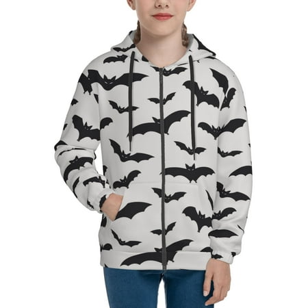 Hoodies for Teen Girls Boys Halloween bats grey cool print Long Sleeve Youth Kids Essentials Zip Up Hoodie Lghtweight Fashion Hoodies & Sweatshirts Jacket Fall Winter Outfits Tops
Hoodies for Teen Girls Boys Halloween bats grey cool print Long Sleeve Youth Kids Essentials Zip Up Hoodie Lghtweight Fashion Hoodies & Sweatshirts Jacket Fall Winter Outfits Tops