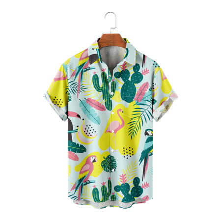 MLFU Teens Mens Beach Aloha Casual Flamingo Shirt Casual Stylish Beach Tees Summer Clothing Plus Size Men
MLFU Teens Mens Beach Aloha Casual Flamingo Shirt Casual Stylish Beach Tees Summer Clothing Plus Size Men
