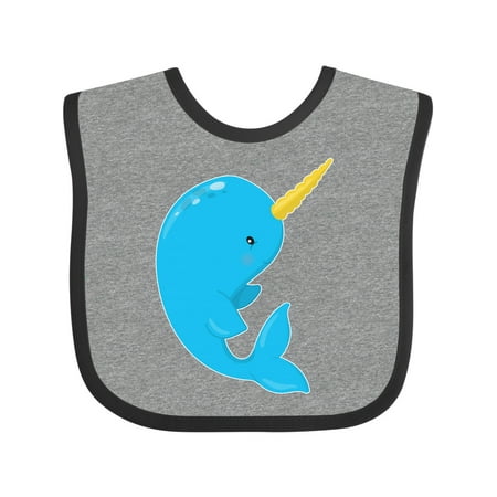 Inktastic Narwhal Gift Baby Boy or Baby Girl Bib